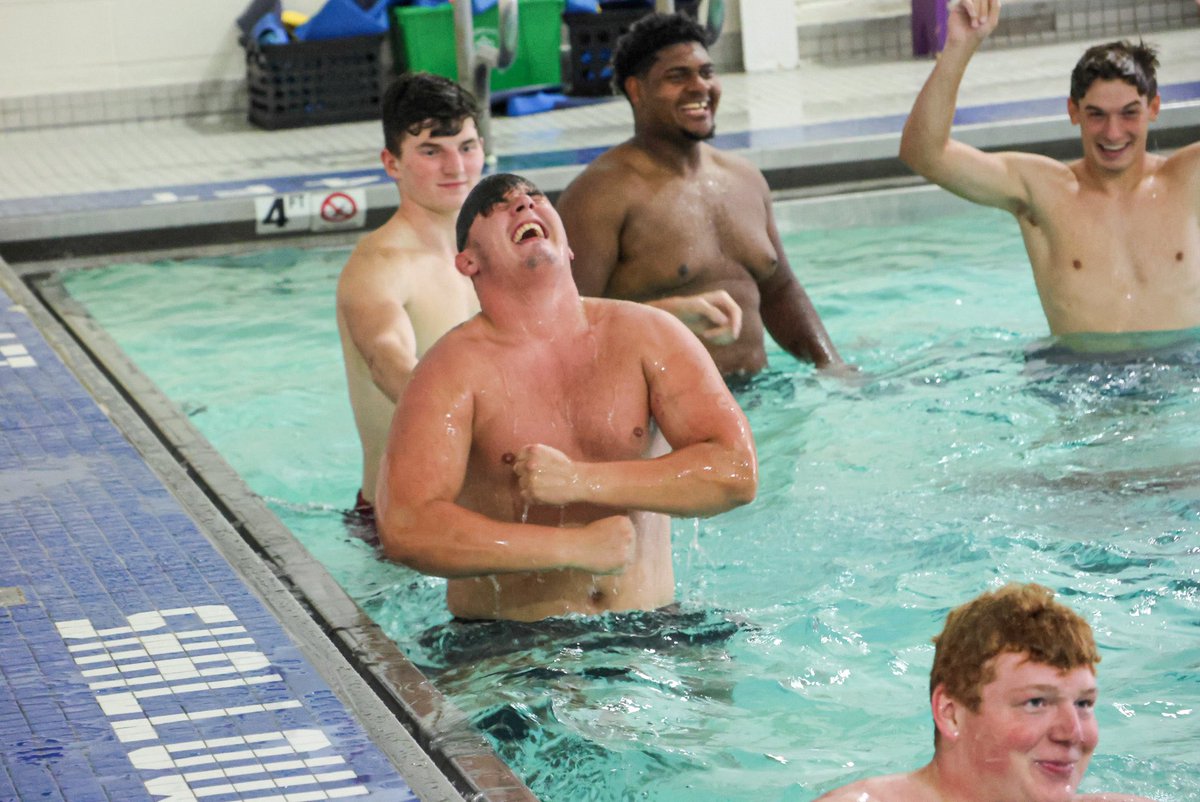 Mid week recovery🏊‍♂️

#WeAreSHU🏈 | #DEAL