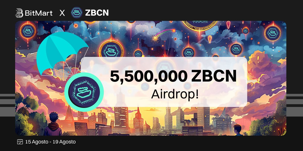 🚨Atenção - AIRDROP NA ÁREA🚨✈️

Estamos animados para anunciar nosso mais recente Airdrop de $ZBCN !

🎉 Reivindique sua parte de 5.500.000 $ZBCN
💰 no valor de 5.000 USDT.
🇵🇹🇧🇷Exclusividade para Brasil &amp; Portugal🇵🇹🇧🇷
🗓️De 15-19 de Agosto, NÃO PERCA!🗓️

👇 Participe agora!