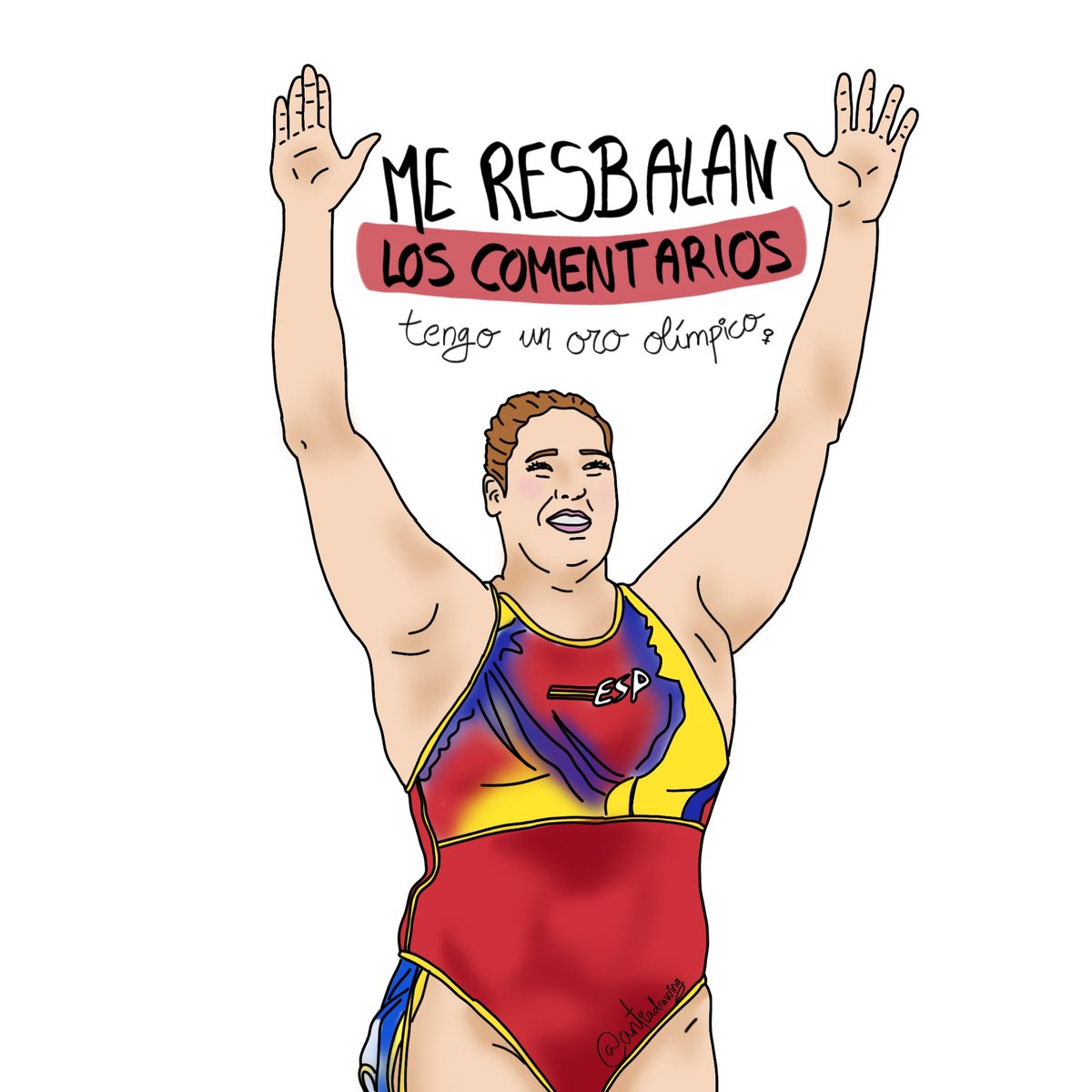 Isabel Guerrero (@sabelitabel) on Twitter photo Me parece ya de una pereza y de un catetismo,la peña q critica los cuerpos de otra gente por no ajustarse a una norma inventada,caducada y dañina
Cada vez tengo+claro q esas críticas son(pobreticos míos), envidias, frustraciones atascadas y ....
Ilustración <a href="/antiafg99/">Antía Fernández🔻💜</a> Me parece ya de una pereza y de un catetismo,la peña q critica los cuerpos de otra gente por no ajustarse a una norma inventada,caducada y dañina
Cada vez tengo+claro q esas críticas son(pobreticos míos), envidias, frustraciones atascadas y ....
Ilustración <a href="/antiafg99/">Antía Fernández🔻💜</a>