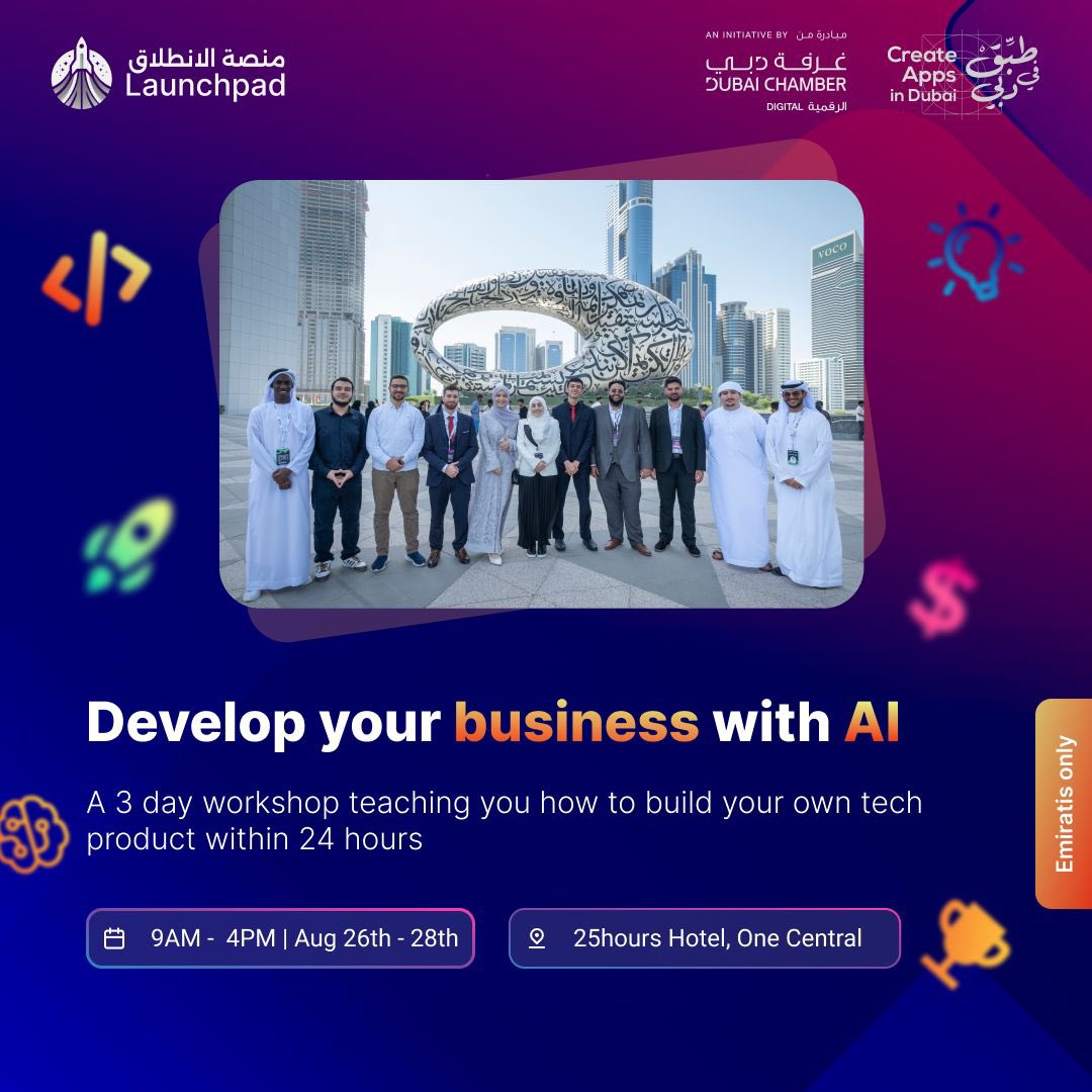 coderslaunchpad's tweet image. 🚀 LP &amp;amp; DCD CreateApps are partnering up for an amazing event! 🎉

⚡ Using Launchpad&apos;s innovative framework for building apps at rapid speed - come and learn from the best and join others that are going on the same journey! 🌟

🗓️ 9am-4pm, 26-28 August 2024, 25Hour Hotel 🏨