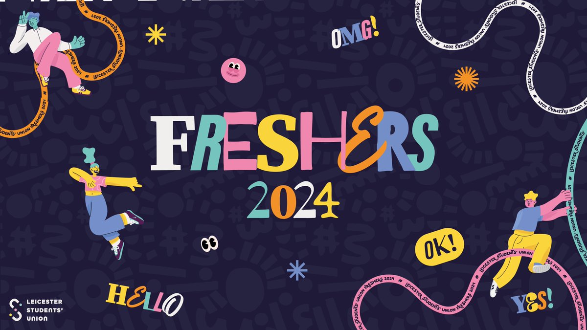 Freshers week is just around the corner 🤩

Make sure you put the 23rd September in your diaries ✏️ ready for a week full of activities, freebies and much more!

👉Check out everything you need to know at leicesterunion.com/freshers/