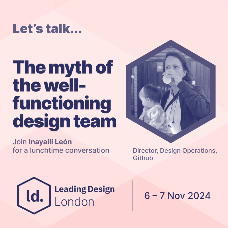 Leading Design (@ldconf) on Twitter photo Join <a href="/yaili/">Inayaili León</a>'s hosted lunch table as she discusses why we should stop aiming for a static state of perfection and accept that some things will always be broken. She will explore how you pick up the pieces, move forward, and grow from this process.
👉leadingdesign.com/conferences/lo… Join <a href="/yaili/">Inayaili León</a>'s hosted lunch table as she discusses why we should stop aiming for a static state of perfection and accept that some things will always be broken. She will explore how you pick up the pieces, move forward, and grow from this process.
👉leadingdesign.com/conferences/lo…