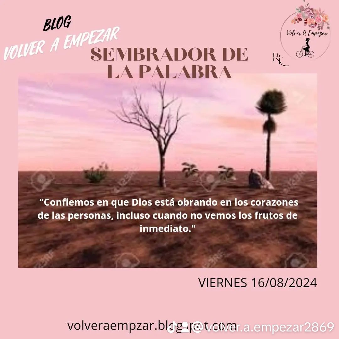 VolverAE2869's tweet photo. #15Agosto
"Confiemos en que Dios está obrando en los corazones de las personas, incluso cuando no vemos los frutos de inmediato."
#DiosObrando
#Frutos
#volveraempezar https://t.co/aA7Z1iiF1u