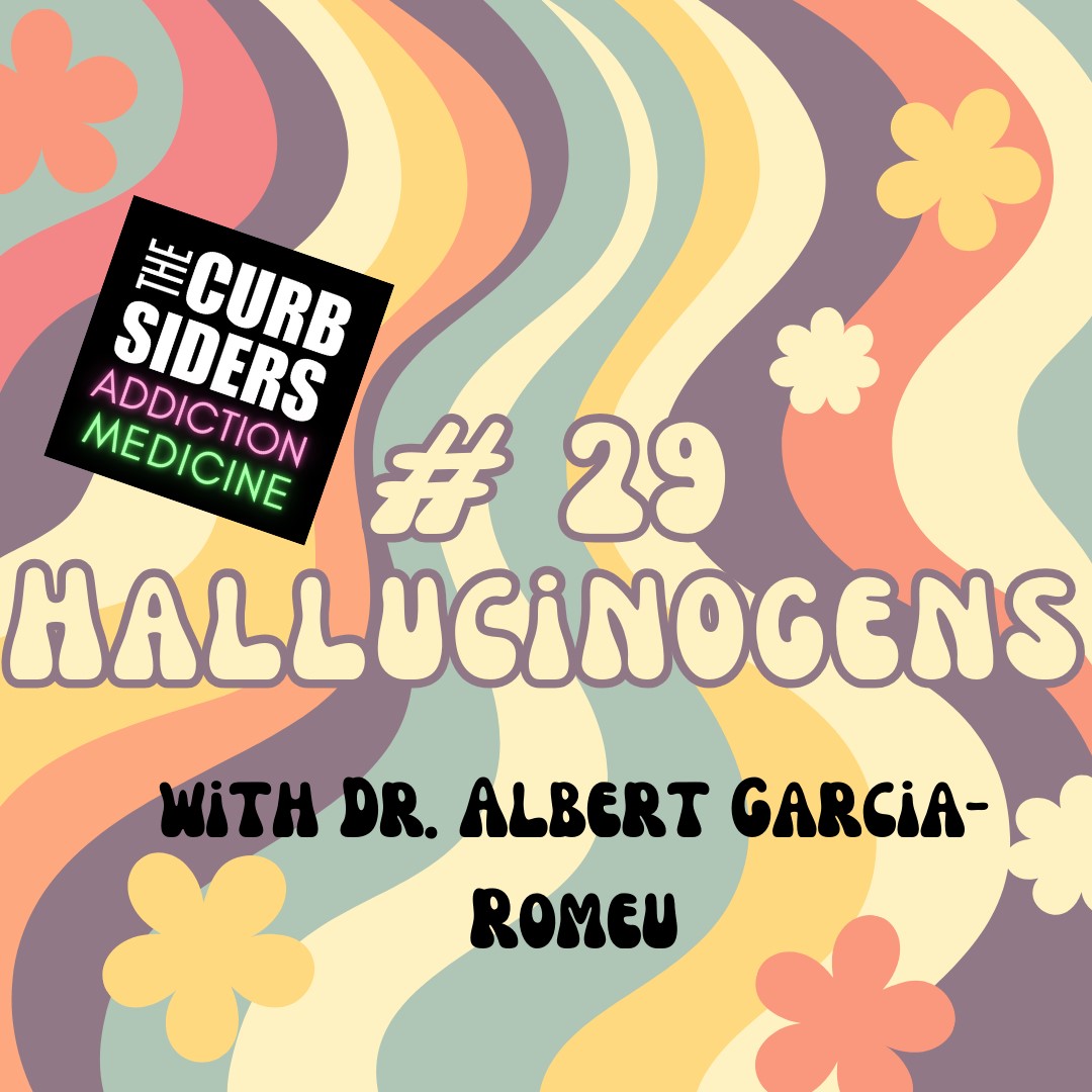 Carolyn Chan MD (@carolynachan) on Twitter photo Ep. #29: Hallucinogens with Dr. Al Garcia-Romeu , hosted by <a href="/_kmullins_/">Katherine Mullins MD, AAHIVS</a>, <a href="/ShawnCohen_MD/">Shawn Cohen</a> . We cover what clinicians should know about hallucinogens! <a href="/ACAAMorg/">American College of Academic Addiction Medicine</a>
💫Hallucinogen types
🗒️Psychedelic Assisted Therapy
📢Risks, benefits, + more! Listen thecurbsiders.com/addiction Ep. #29: Hallucinogens with Dr. Al Garcia-Romeu , hosted by <a href="/_kmullins_/">Katherine Mullins MD, AAHIVS</a>, <a href="/ShawnCohen_MD/">Shawn Cohen</a> . We cover what clinicians should know about hallucinogens! <a href="/ACAAMorg/">American College of Academic Addiction Medicine</a>
💫Hallucinogen types
🗒️Psychedelic Assisted Therapy
📢Risks, benefits, + more! Listen thecurbsiders.com/addiction