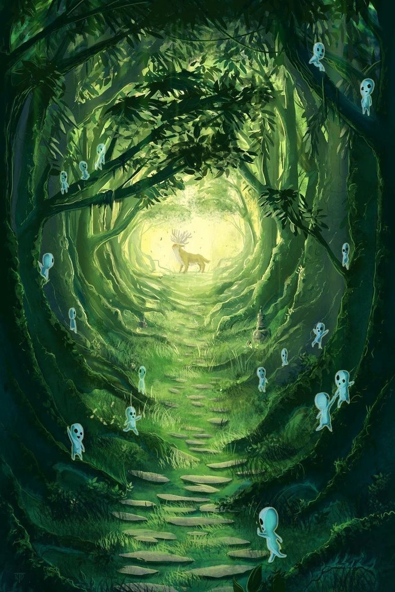 anime_'s tweet photo. Princess Mononoke (1997). https://t.co/zz9xa1ntV9