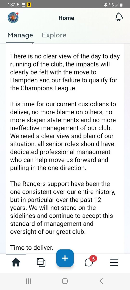 Rangers Supporters Association 🇬🇧🏆 tweet media