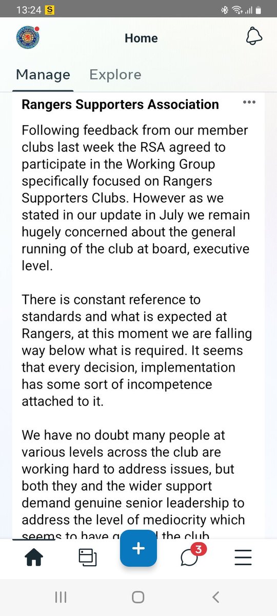 Rangers Supporters Association 🇬🇧🏆 tweet media