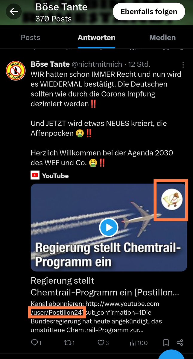 Herr <a href="/Kachelmann/">Jörg @kachelmann anderswo: @realkachelmann</a>, warum muss ich das aus dem <a href="/Der_Postillon/">Der Postillon 📯</a> erfahren? Geht dem WEF das Geld aus? Wozu bin ich eigentlich mit Ihnen verlinkt, wenn ich die Wahrheit© von rechtsdrehenden Quark"Denkern" wie <a href="/nichtmitmich/">Böse Tante</a> in meine TL gespült bekomme❓⁉️
#chemtrails