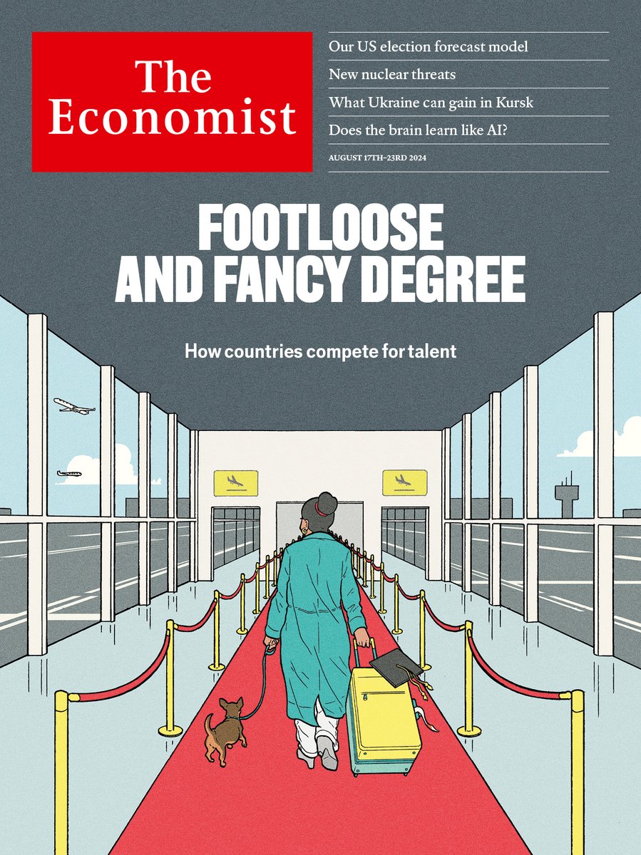 TheEconomist's tweet image. America is sabotaging itself in the battle for mobile talent. Other countries have smarter ways of attracting highly skilled foreigners econ.st/3YGBby8