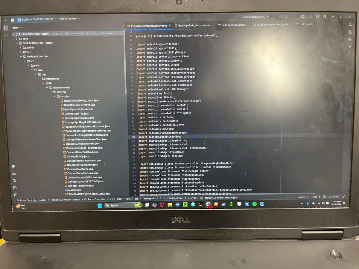 We were able to finish work on another chassis to replicate/ use. The chassis with the battery and hub will be programmed the other will be a testing bot. We have successfully got programming to work, meaning we can finally update &amp; program our bots! #robotseason #firstinrobotics