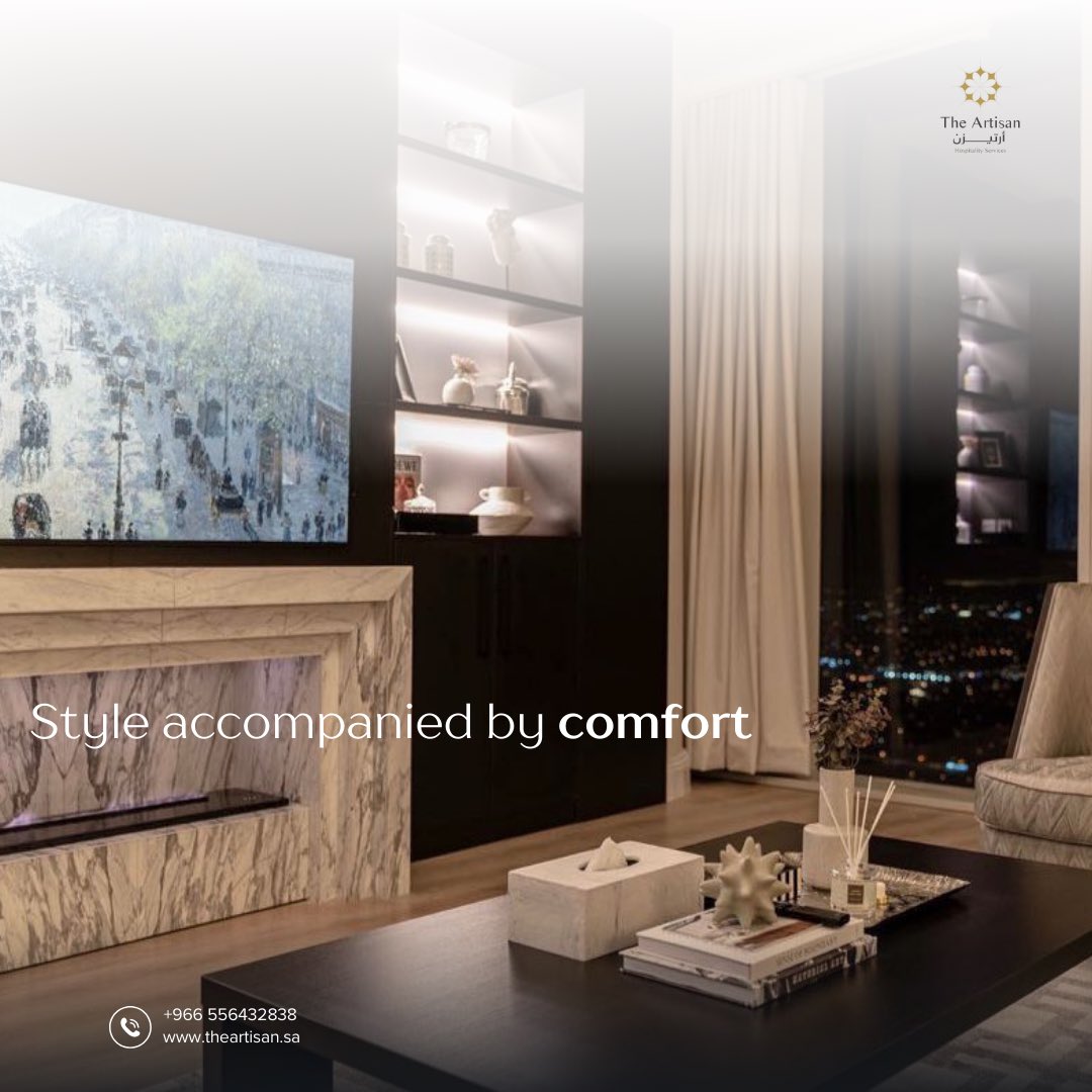 عش في قلب مدينة الرياض في برج رافال الأيقوني. تتميز الشقة الفاخرة بتصميم عصري راقي، ومساحات واسعة، وأرقى التجهيزات والخدمات لراحتك التامة ✨

#الرياض #برج #رافال