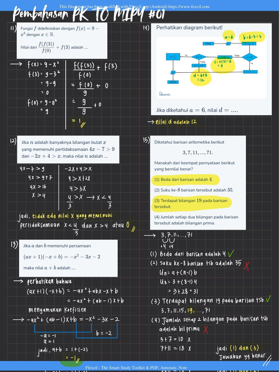 *ﾟ࿐໋ ✧ ⊰˖⋆ 📁 PEMBAHASAN PK &amp; PM TO PAHAMIFY #01 

(feel free to correct &amp; kalau ada cara lebih mudah, lemme know 🙌🏻)