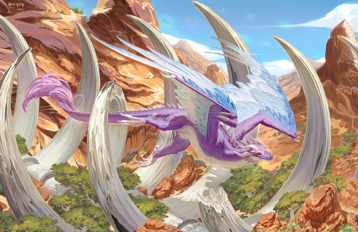 At last the dragon is finished  🥰