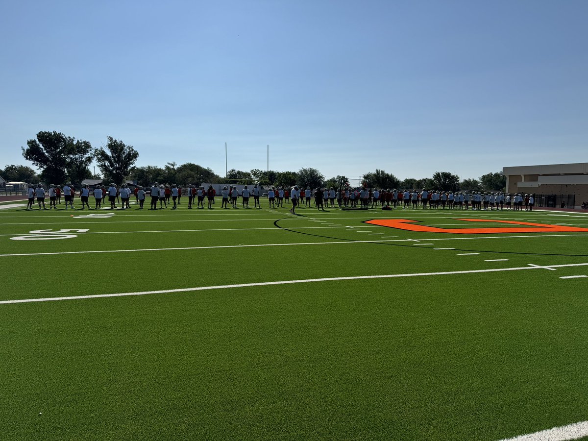 CRockHorns's tweet image. First Day of School! For some last first day… But these boys have been working hard the last 2 weeks and the coaches are proud of them. Academics 1st! Then we will grind on that field! #CROCK #LetsGetRowdy