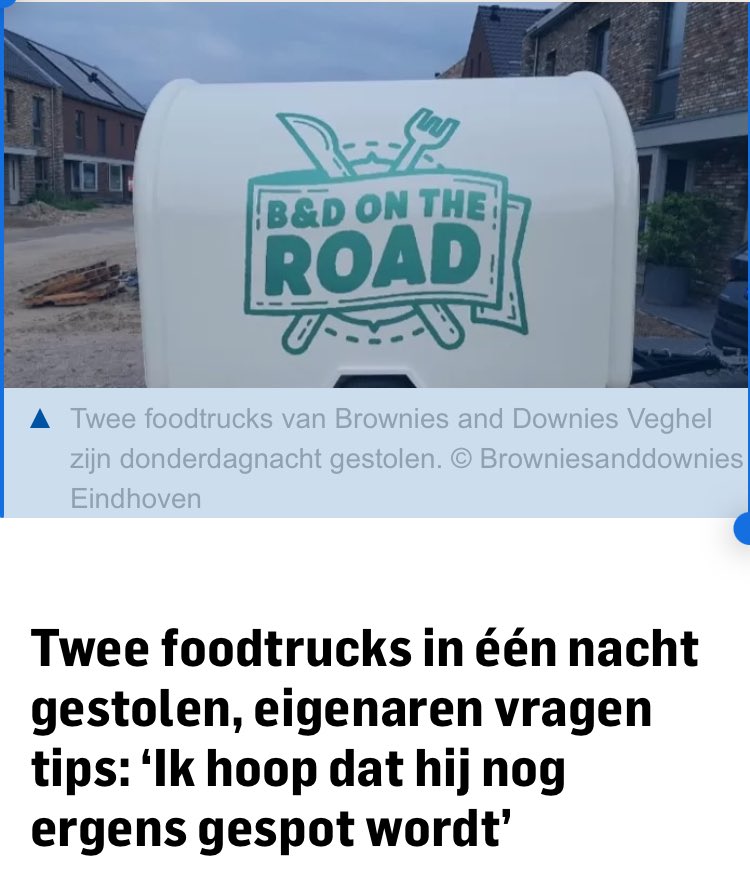2 foodtrucks van <a href="/BrowniesdownieS/">BrowniesdownieS</a> #veghel gestolen ed.nl/eindhoven/br-t…
Hoever durft men te gaan ?