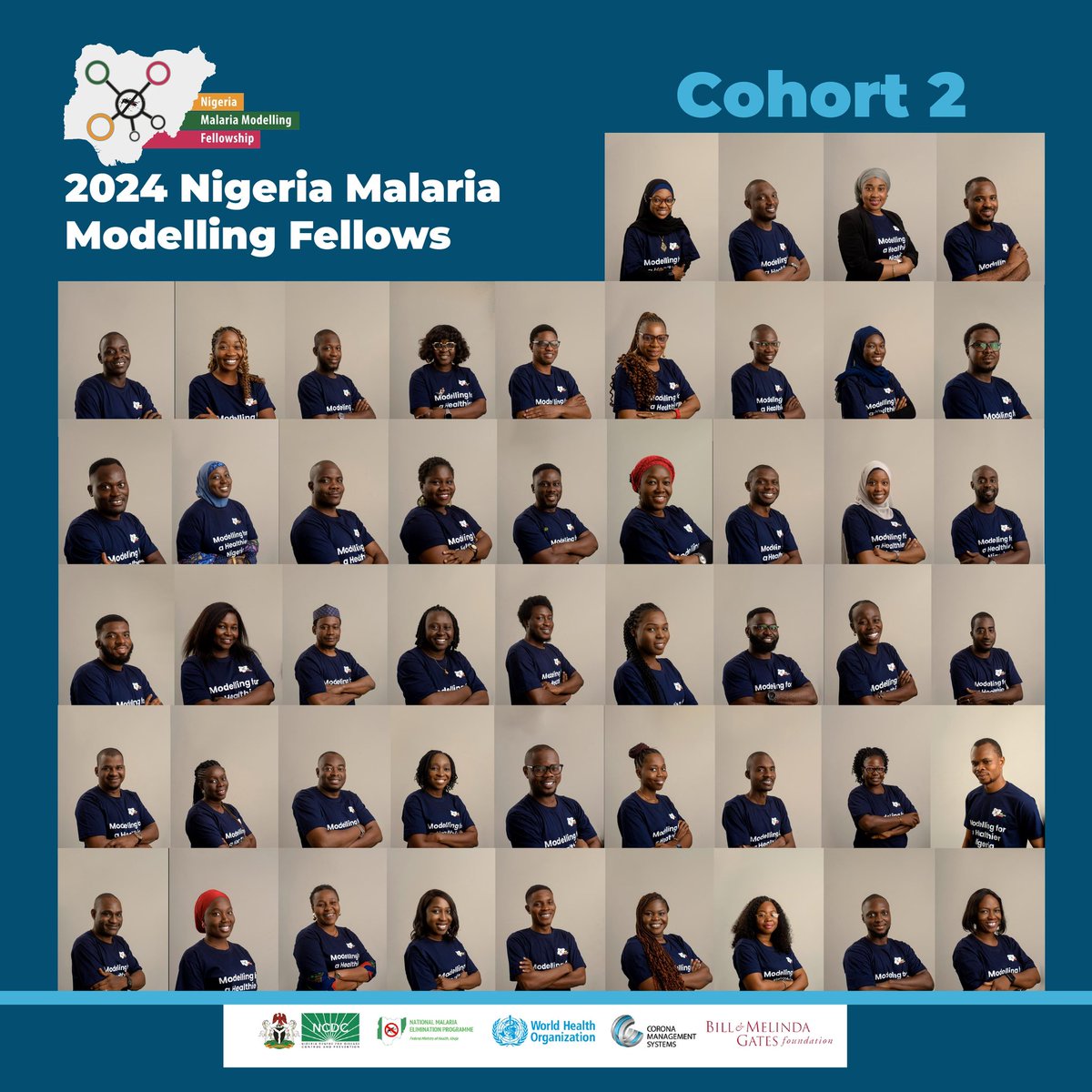 coronams's tweet photo. Introducing the future of infectious disease modelling in Nigeria!
Corona Management Systems proudly presents the Cohort 2 Nigeria Malaria Modelling Fellowship Fellows.
Do you recognise anyone?
#MeetTheFellows #MalariaModelling #CMS #MMF #PublicHealthInnovation https://t.co/jAYB7ViaMJ