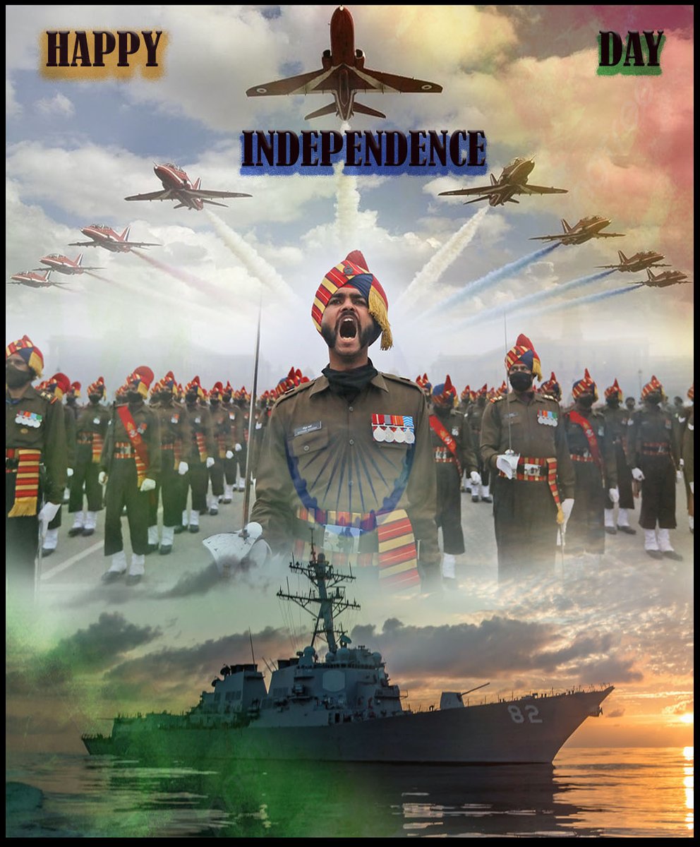 fizzah633's tweet photo. On this Independence Day, we honor the souls of those who fought valiantly for our freedom. Their legacy is a reminder of the price of independence. Let’s work together to make them proud!
#IndependenceDay #HappyIndependenceDay #JaiHind #FreedomFighters #CelebrateFreedom https://t.co/PuV72KYqna