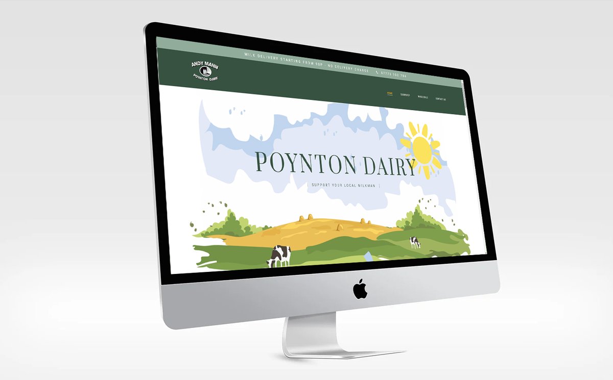bytebeemedia's tweet photo. At Byte Bee we’ve crafted a website that not only reflects Poynton Dairy's rich heritage but also provides a seamless user experience for their customers. 
One of the standout features of this new design is the use of Lottie animations. https://t.co/2lL4PAVrVK
#LocalBusinessUK https://t.co/K0Fpd4brx1
