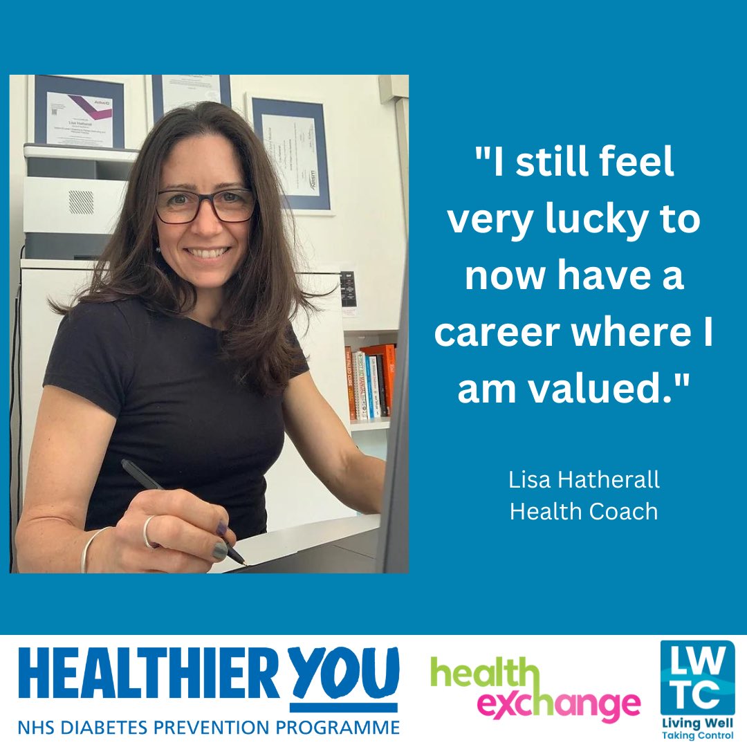 🌟 Spotlight on Lisa from Our NHS Diabetes Prevention Programme Team! 🌟

At LWTC, we’re proud to have such passionate and valued team members who make a real difference in the fight against diabetes. 💪💙

#NHSDiabetesPrevention #TeamSpotlight #CareerWithPurpose #LWTC