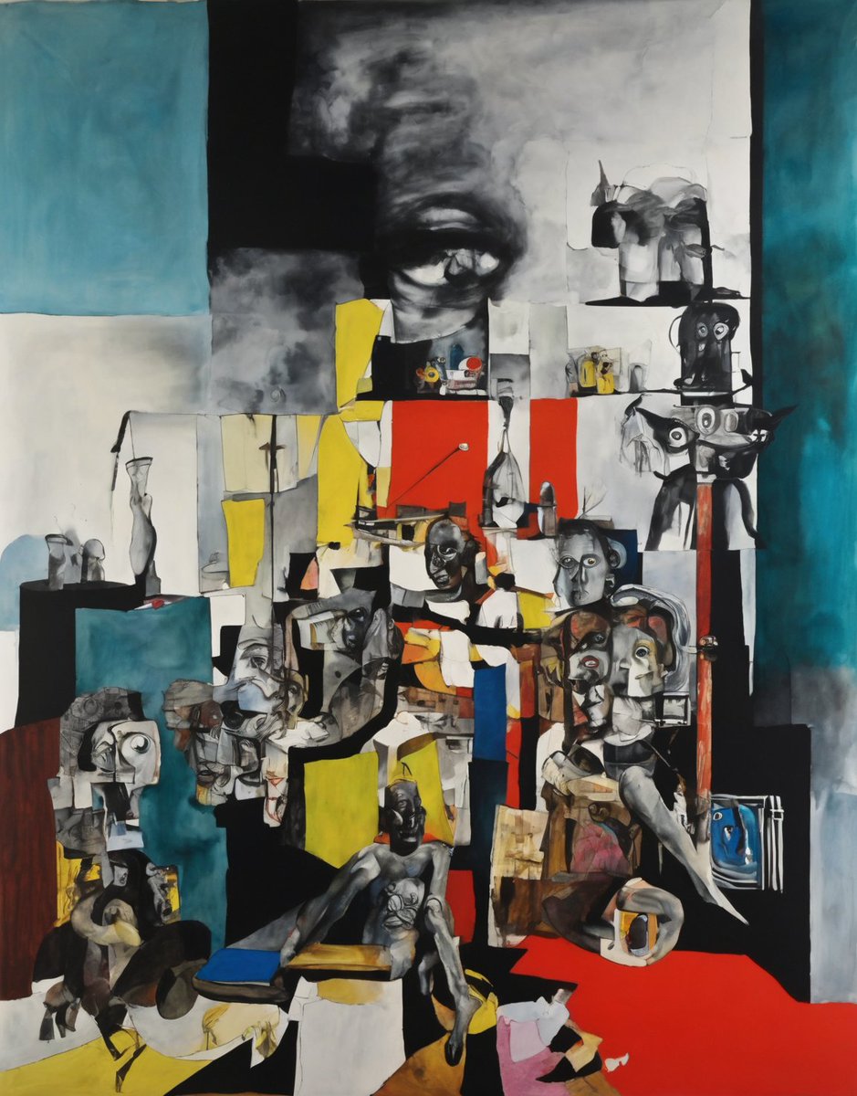 aam001a's tweet image. Wk 13 - Candidate 18 : Fragments of Consciousness #SurrealArt #AbstractExpressionism #Mindscape
#FragmentedReality