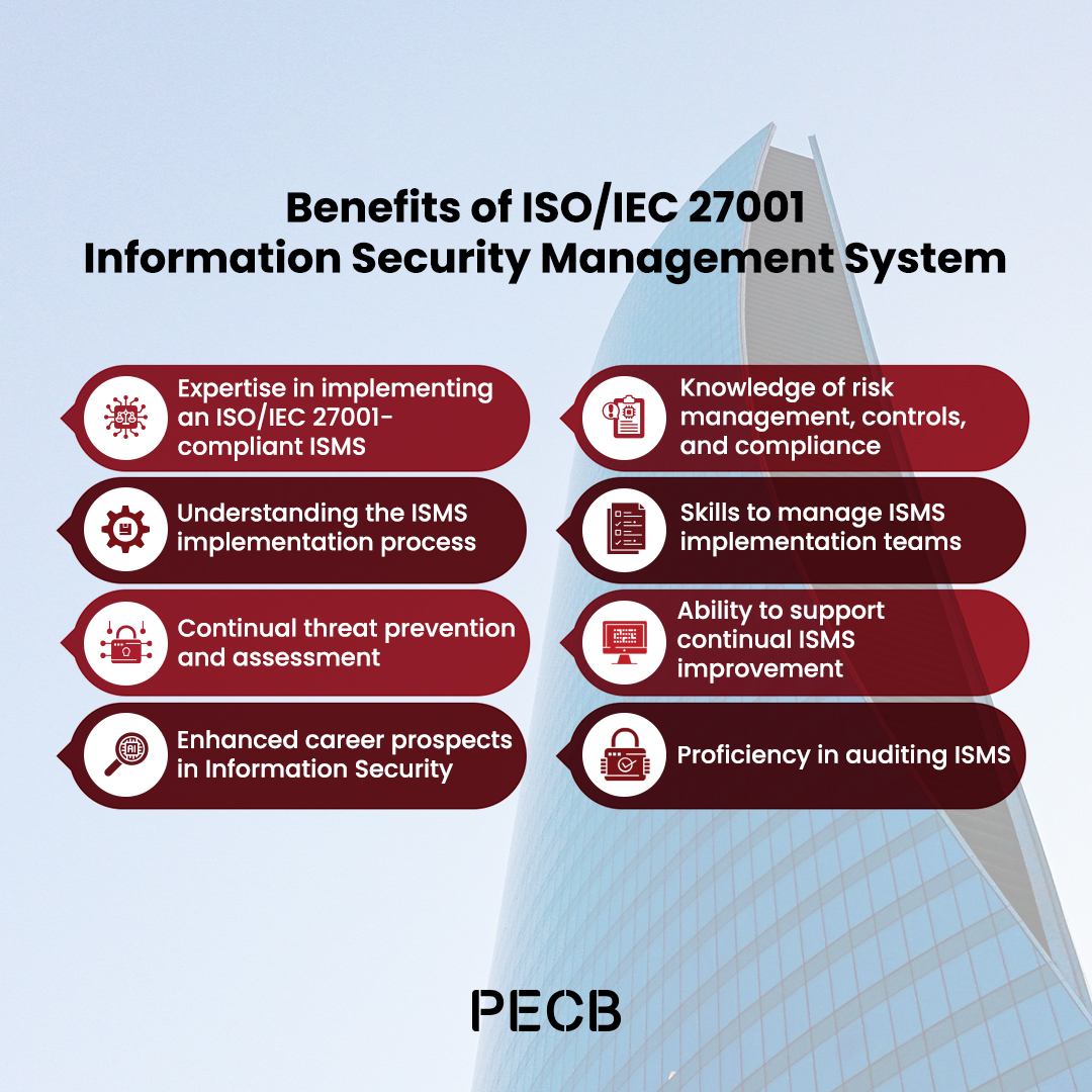 ISO/IEC 27001 sets the standard for a robust Information Security Management System (ISMS). PECB’s training courses equip you to implement these practices, protecting your organization's information assets.
Learn more: bit.ly/4cuhvAT
#ISO27001 #Cybersecurity #DataProtect
