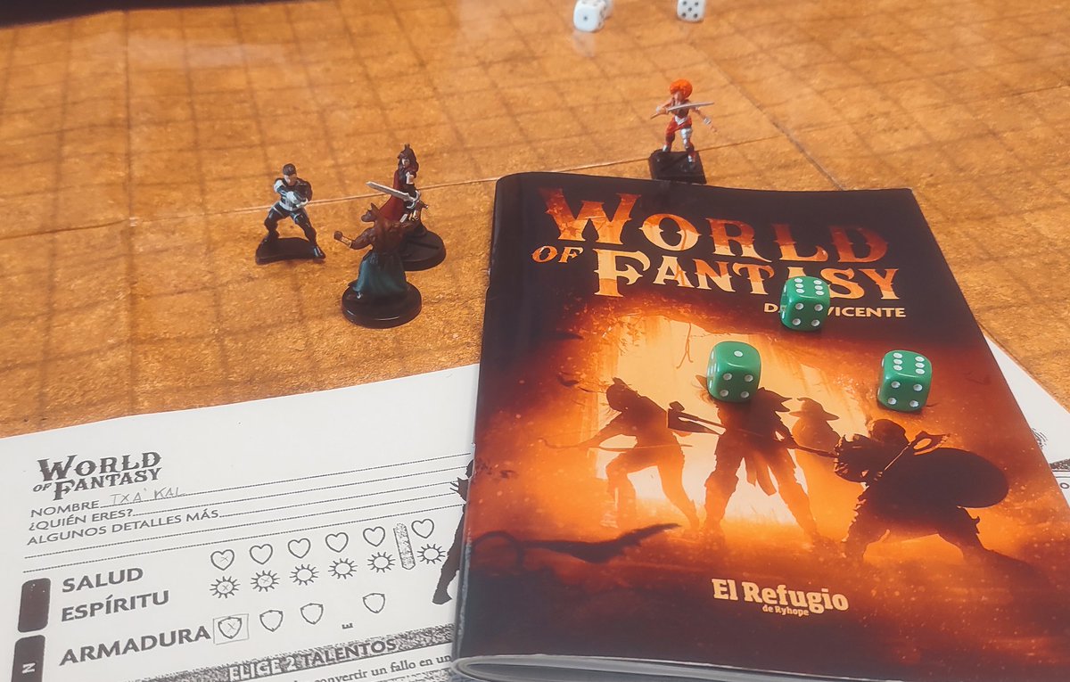 natxo1d10's tweet photo. @DaniYimbo @elrefugioedit esta mañana hemos tenido sesión rolera en casa. La dj, con 9 años, se ha atrevido a usar #WorldOfFantasy para empezar a dirigir! Qué os parece? https://t.co/Xv5OS4P4wn