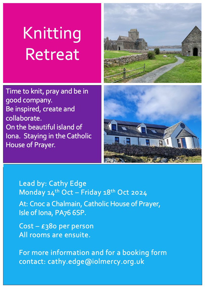 Knitting Retreat in Iona. If you would like more information please DM me or comment on this post. #Knitting