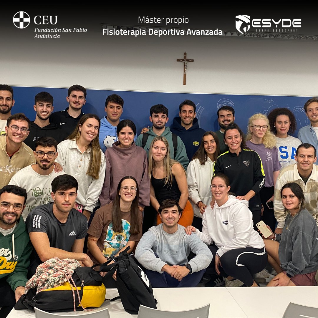 ESYDE_Formacion's tweet photo. Momentos de aprendizaje junto a nuestros alumnos del Máster en Fisioterapia Deportiva Avanzada. 💪 @CEUAndalucia
👉 Más información en: https://t.co/VCKFqGzz7Y
#master #masterpropio #fisioterapia #fisioterapiadeportiva #deporte #masterdeportivo #esyde #esydeformacion https://t.co/UuOw9GeiTm