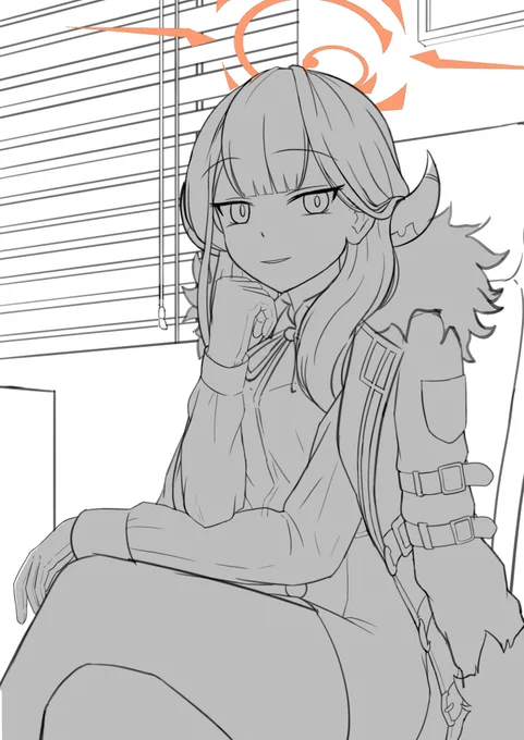 アルちゃん ってリクエストもらったのでwip
#ブルアカ 