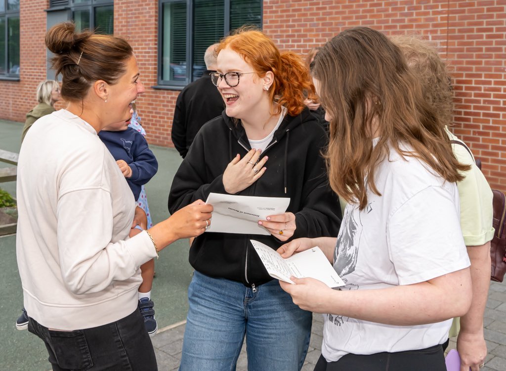 high_neston's tweet photo. The atmosphere at Neston High was electric today as students, parents, and teachers gathered to celebrate a remarkable set of A-level results. After months of dedication, resilience, and hard work, the students have achieved exceptional success, making their school and proud. https://t.co/rfN5Br3o0k