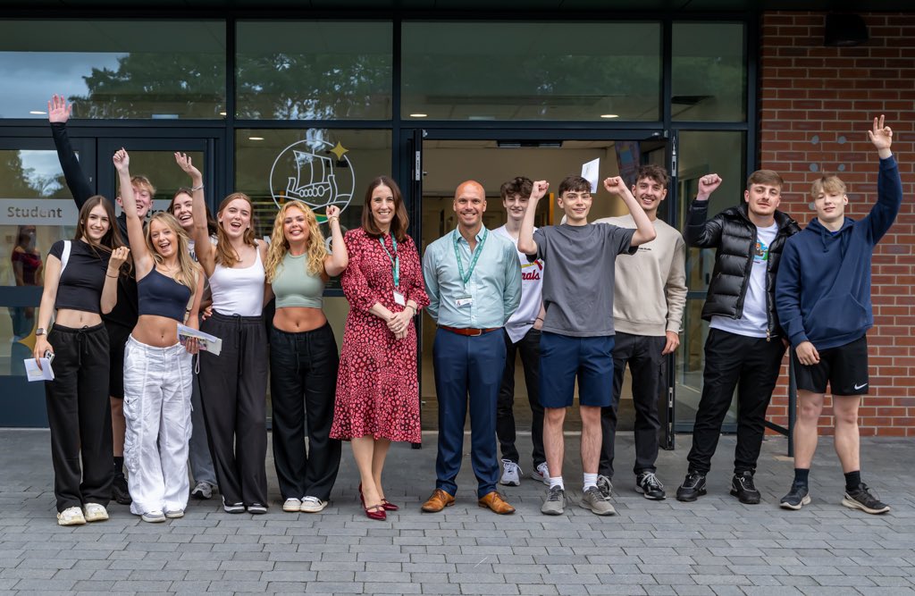 high_neston's tweet photo. The atmosphere at Neston High was electric today as students, parents, and teachers gathered to celebrate a remarkable set of A-level results. After months of dedication, resilience, and hard work, the students have achieved exceptional success, making their school and proud. https://t.co/rfN5Br3o0k