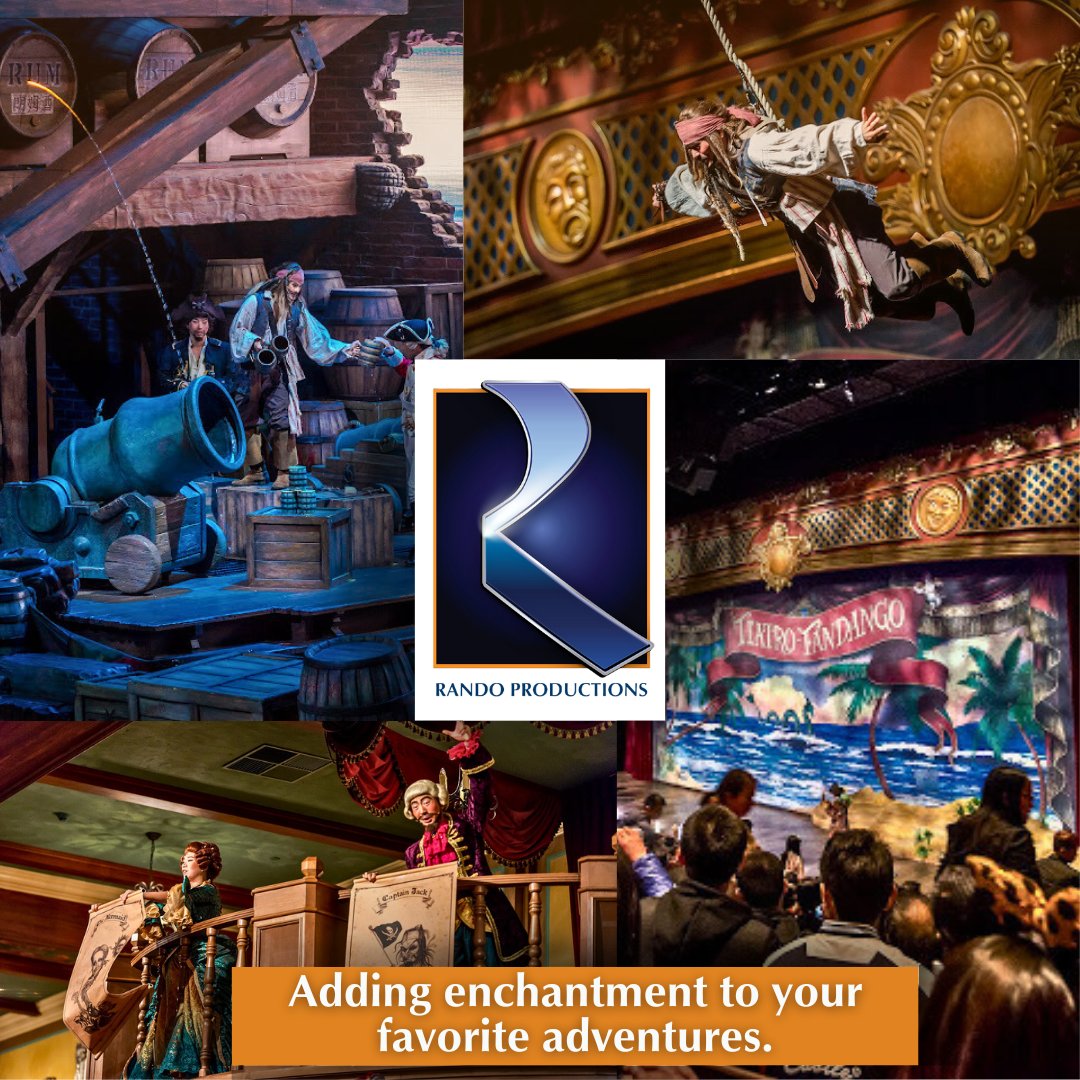 RandoProduction's tweet image. 🎬✨ At Rando Productions, we specialize in adding enchantment to your favorite adventures. For years, we've had the honor of infusing magic into the stories and characters you love, making every moment unforgettable.

#RandoProductions #Entertainment #ScenicDesign