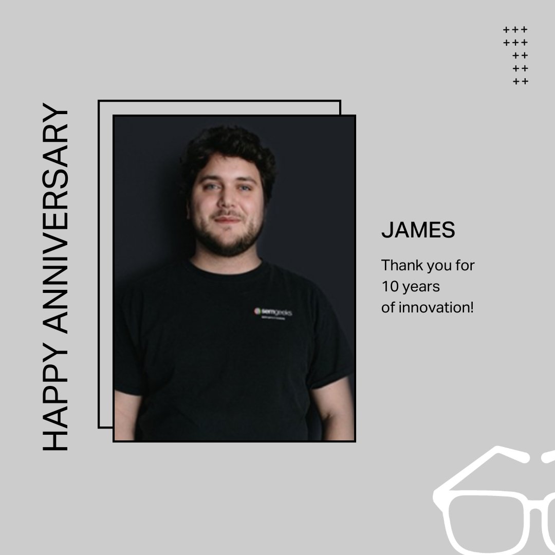 SEM_Geeks's tweet image. Today we are recognizing our Lead Technical Strategist, James, for his incredible 10-year journey with Semgeeks! 

Thank you for your commitment and contributions to our team. Here&apos;s to many more years of innovation together! 

#Semgeeks #TeamAppreciation #TechTalent