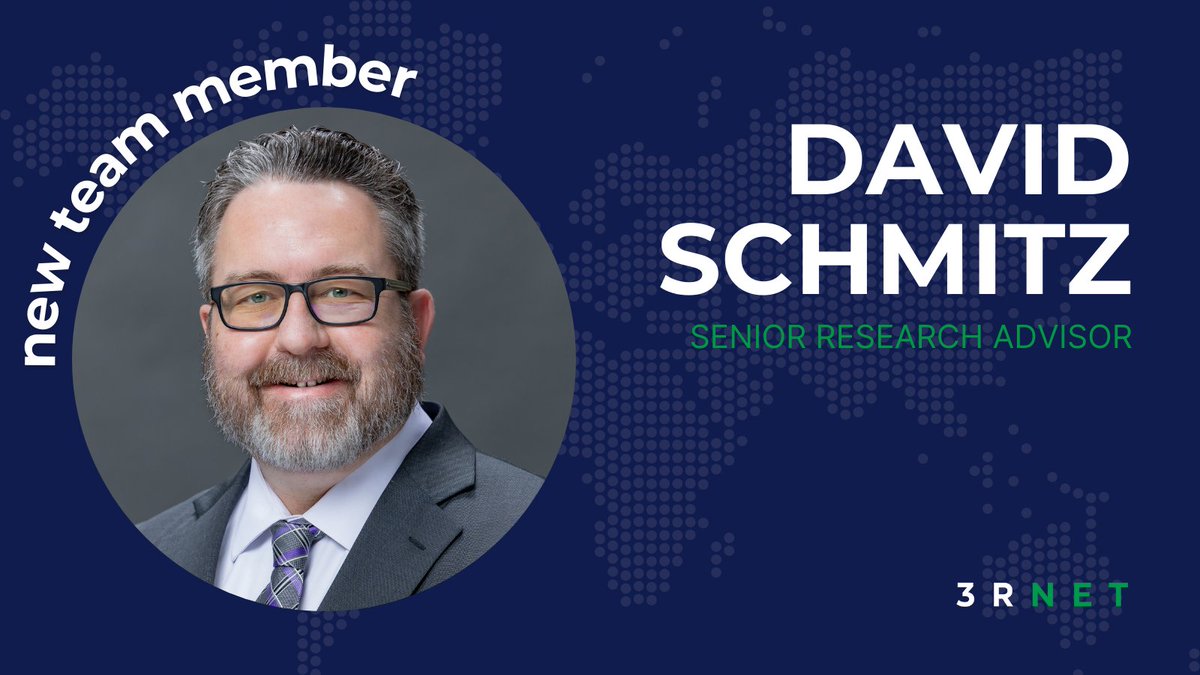 3RNET's tweet image. Help us welcome David Schmitz as a Senior Research Advisor for #3RNET! 💙💚

Dave is the Chair of Family &amp;amp; Community Medicine at the @uofnorthdakota. We are so excited to have his expertise to help guide 3RNET’s research efforts!

#NewTeamMember