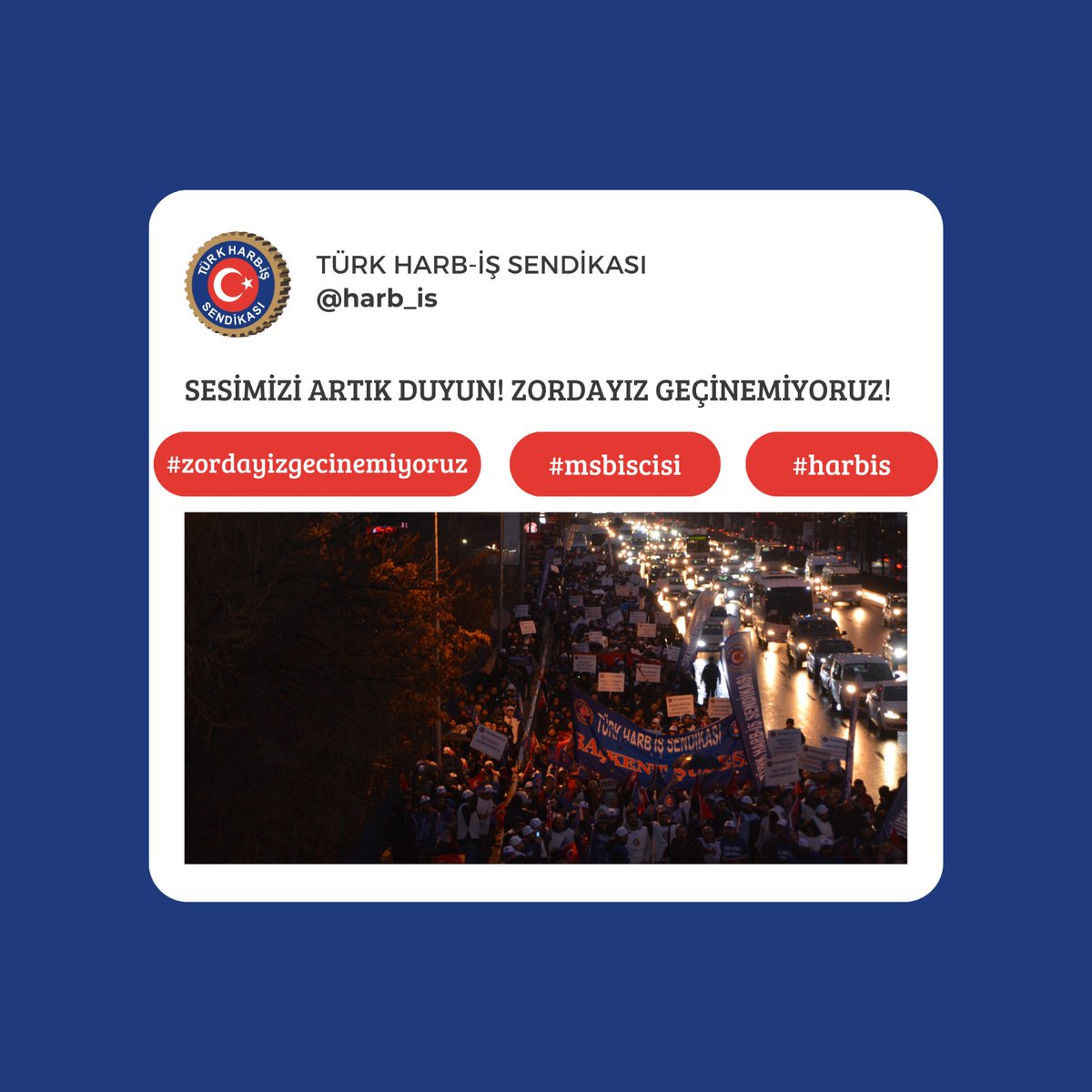 Sesimizi artık duyun! Zordayız geçinemiyoruz!

#zordayizgecinemiyoruz
<a href="/turkiskonf/">TÜRK-İŞ</a>