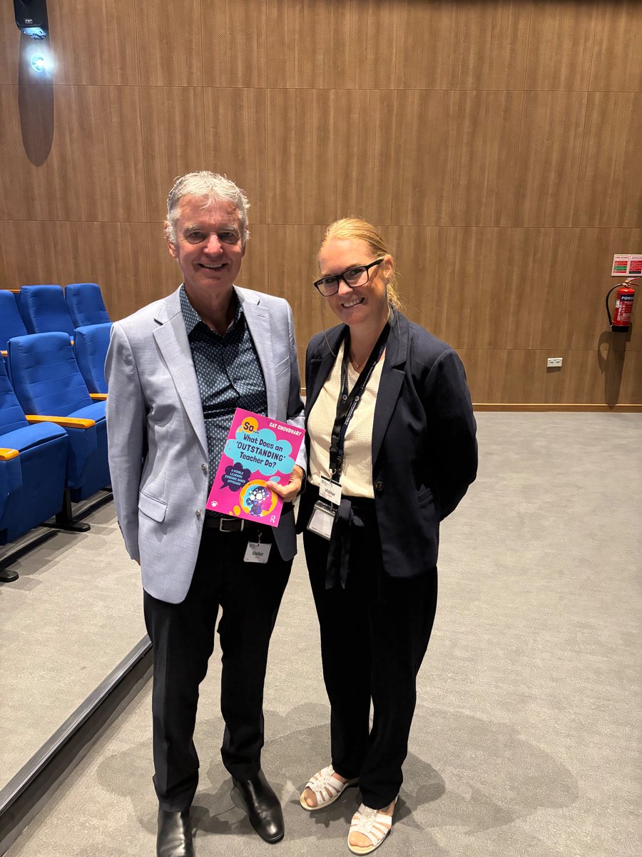 Cat Chowdhary (@cat_chowdhary) on Twitter photo Today I had the absolute honour and privilege of meeting my absolute educational hero - John Hattie!
#teachingandlearing
#collectiveteacherefficacy
#visiblelearning
<a href="/tandfeducation/">T&F Education Research</a> <a href="/tandfeducation/">T&F Education Research</a> <a href="/BrucePublisher/">Bruce Roberts</a> <a href="/john_hattie/">John Hattie</a> Today I had the absolute honour and privilege of meeting my absolute educational hero - John Hattie!
#teachingandlearing
#collectiveteacherefficacy
#visiblelearning
<a href="/tandfeducation/">T&F Education Research</a> <a href="/tandfeducation/">T&F Education Research</a> <a href="/BrucePublisher/">Bruce Roberts</a> <a href="/john_hattie/">John Hattie</a>