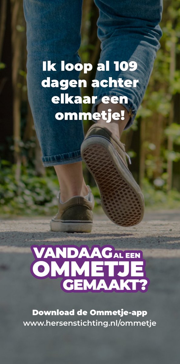 PauldeBos's tweet image. Ik loop al 109 dagen achter elkaar een ommetje!