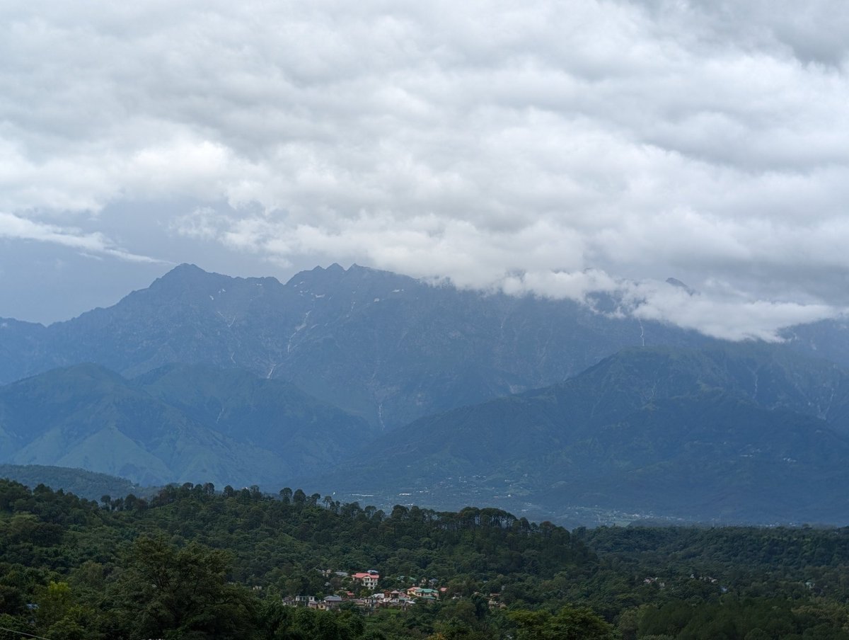 Majestic Dhauladhars as seen from Sullah, Palampur
