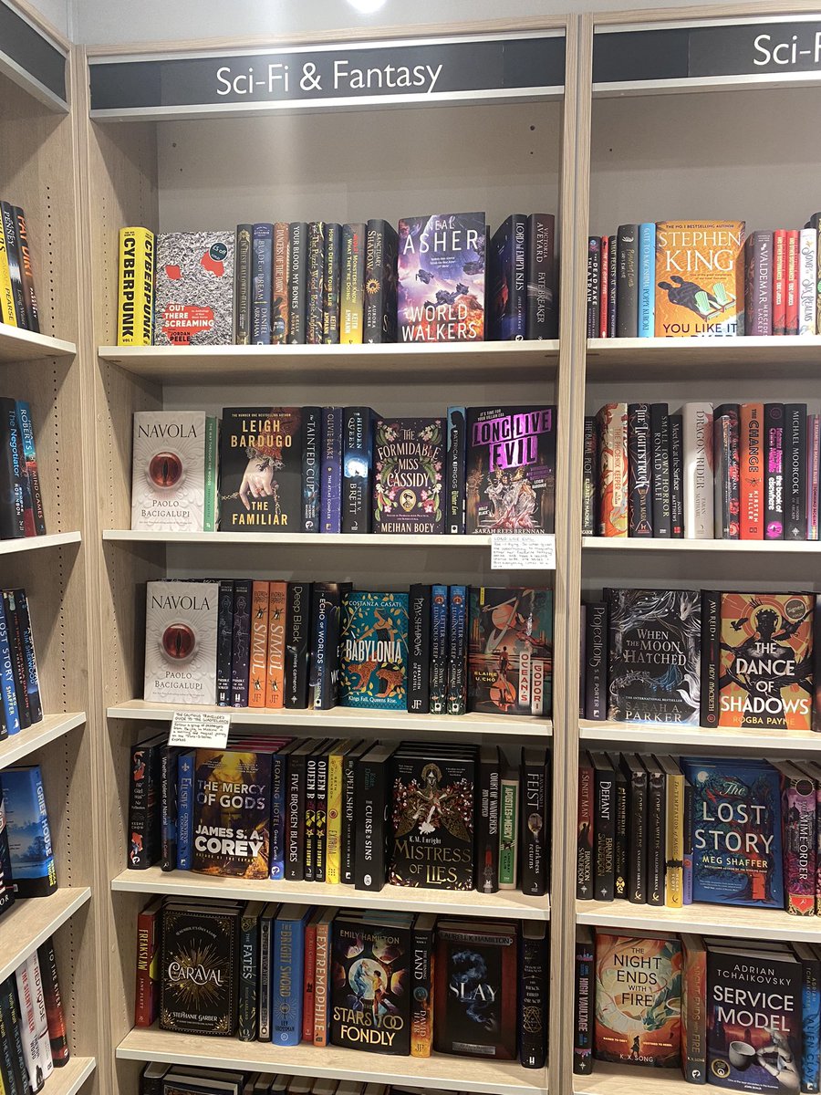 Sarah Rees Brennan (@sarahreesbrenna) on Twitter photo I took pictures of us (and beloveds @lbardugo & <a href="/paolobacigalupi/">Paolo Bacigalupi not here much tho.</a>) at @foyles - where there are now LONG LIVE EVIL copies signed in pink. I took pictures of us (and beloveds @lbardugo & <a href="/paolobacigalupi/">Paolo Bacigalupi not here much tho.</a>) at @foyles - where there are now LONG LIVE EVIL copies signed in pink.