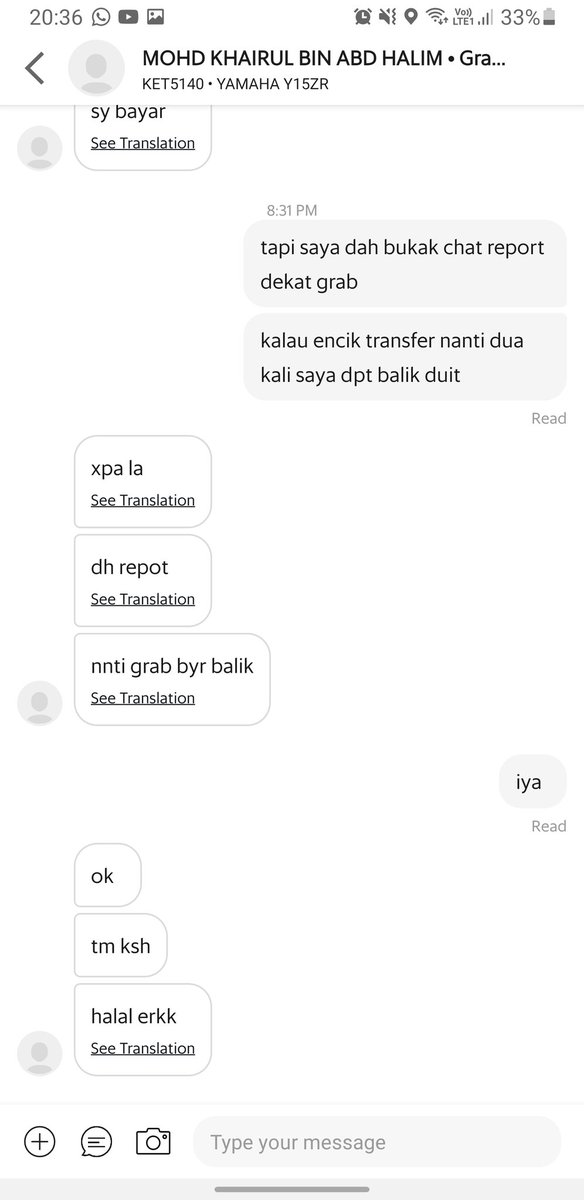 shafeeqams's tweet photo. I commend him for his honesty. But he could've rejected the job. I could've probably been given a different rider. 

Instead I was made to believe my food was arriving. He could've waited for the rain to subside and arrive late. 

I just wanted the food to eat.

@GrabMY https://t.co/jdo9C10EsI