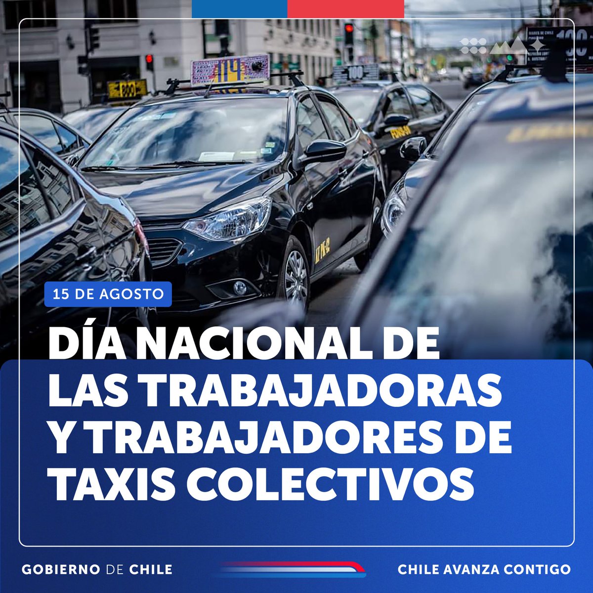 Hoy destacamos el trabajo que realizan las trabajadoras y trabajadores de taxis colectivos en todo Chile 🇨🇱 

Gracias por su entrega y compromiso en entregar conectividad y acercar a las personas, especialmente en las regiones 👏🏻