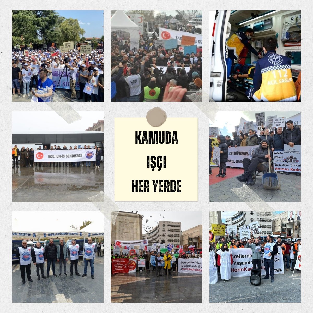 Olukpinar's tweet photo. 📢Emeğimizin,alın terimizin tam anlamıyla  karşılığını talep ediyoruz.!
#zordayizgecinemiyoruz 
#kamuişçileri 
#gelirvergisindeadalet https://t.co/oxT7HHTJvA