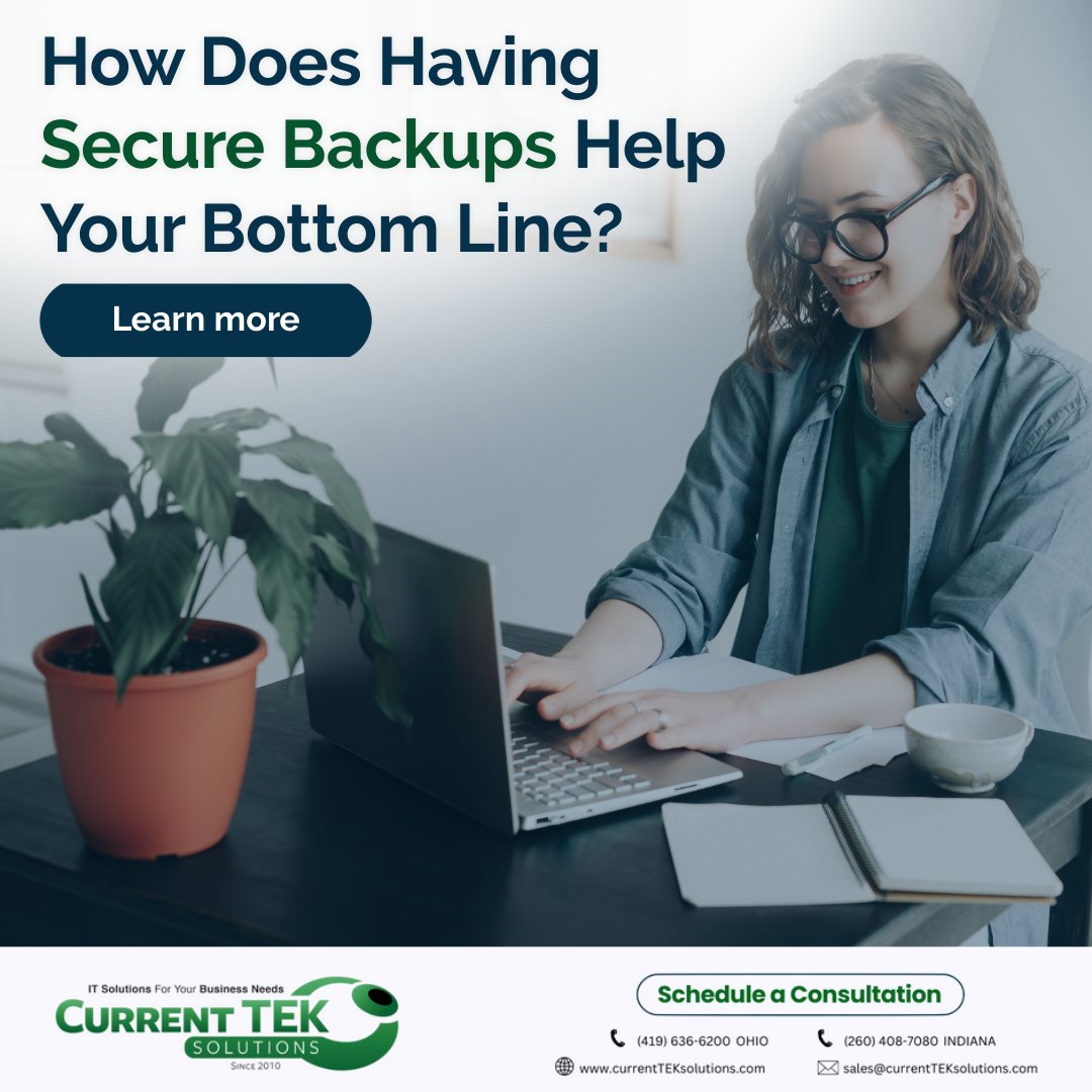 currentTEK's tweet image. Secure backups protect your clients&apos; data, reduce downtime, and save costs. 

Don&apos;t risk your business—let Current TEK Solutions create a disaster recovery plan to ensure business continuity.

Learn more: currentteksolutions.com/backup-disaste…

#DataProtection #SecureBackups #BusinessContinuity