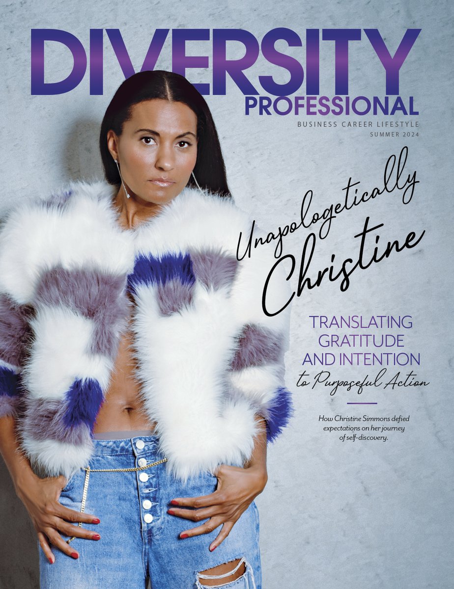 leadfwdnow's tweet image. 🔥 Our Summer 2024 issue is here, featuring Christine Simmons! Learn how she turned gratitude into purposeful action and defied expectations along her journey of self-discovery. Don’t miss out—read more now! 🌟 #Leadership #ChristineSimmons #SummerIssue #DiversityProfessional