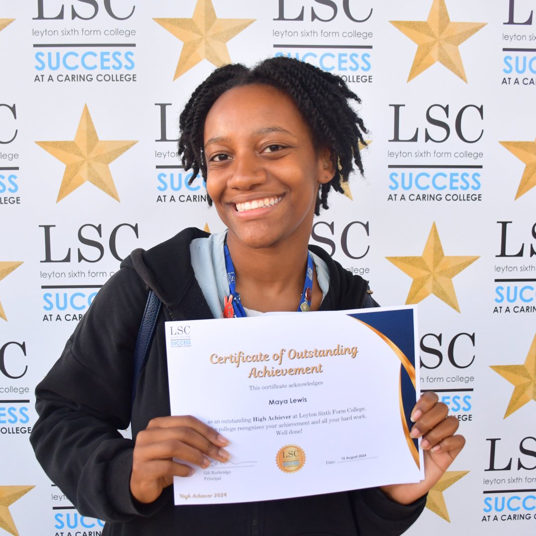 LeytonSixthForm (@leyton6thform) on Twitter photo A huge congratulations to Maya who achieved 4 A grades in A-level Geography, Fine Art, English and EPQ. 
Maya will be embarking on an apprenticeship opportunity at Christie's, a world-leading art and luxury business.
Well done Maya! A huge congratulations to Maya who achieved 4 A grades in A-level Geography, Fine Art, English and EPQ. 
Maya will be embarking on an apprenticeship opportunity at Christie's, a world-leading art and luxury business.
Well done Maya!