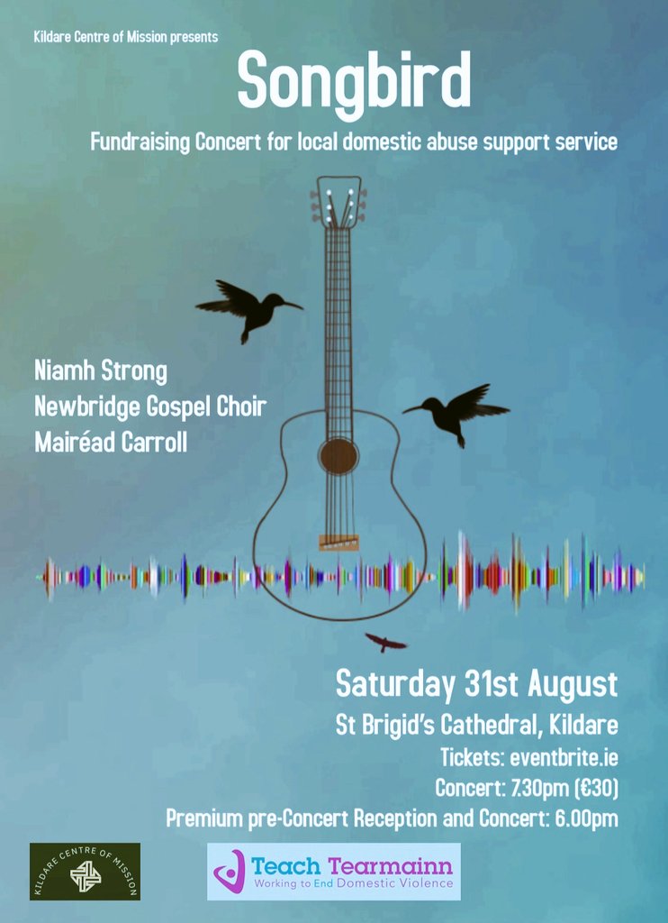 looking forward to this very special fundraising concert in aid of the only Kildare refuge for women and children fleeing #domesticabuse 

Hoping to see lots of friends on the night 🙏