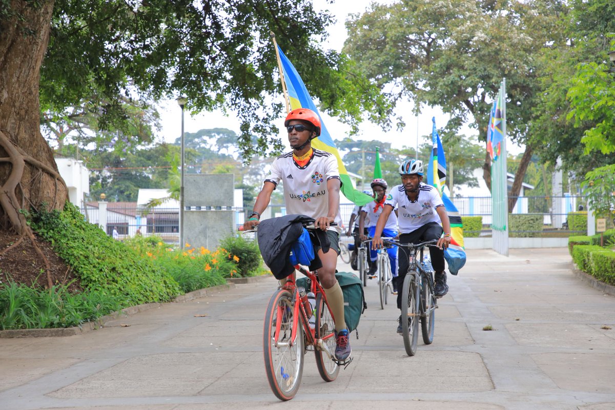 East African Community (@jumuiya) on Twitter photo The <a href="/jumuiya/">East African Community</a> Deputy Secretary General in charge of Infrastructure, Productive, Social and Political Sectors, <a href="/AguerAriik/">Andrea Aguer Ariik</a>, on Thursday morning flagged off 20 cyclists participating in the 2024 Edition of the annual <a href="/GacsBike/">Great African Cycling Safari</a> at the EAC Headquarters in Arusha, Tanzania. The <a href="/jumuiya/">East African Community</a> Deputy Secretary General in charge of Infrastructure, Productive, Social and Political Sectors, <a href="/AguerAriik/">Andrea Aguer Ariik</a>, on Thursday morning flagged off 20 cyclists participating in the 2024 Edition of the annual <a href="/GacsBike/">Great African Cycling Safari</a> at the EAC Headquarters in Arusha, Tanzania.