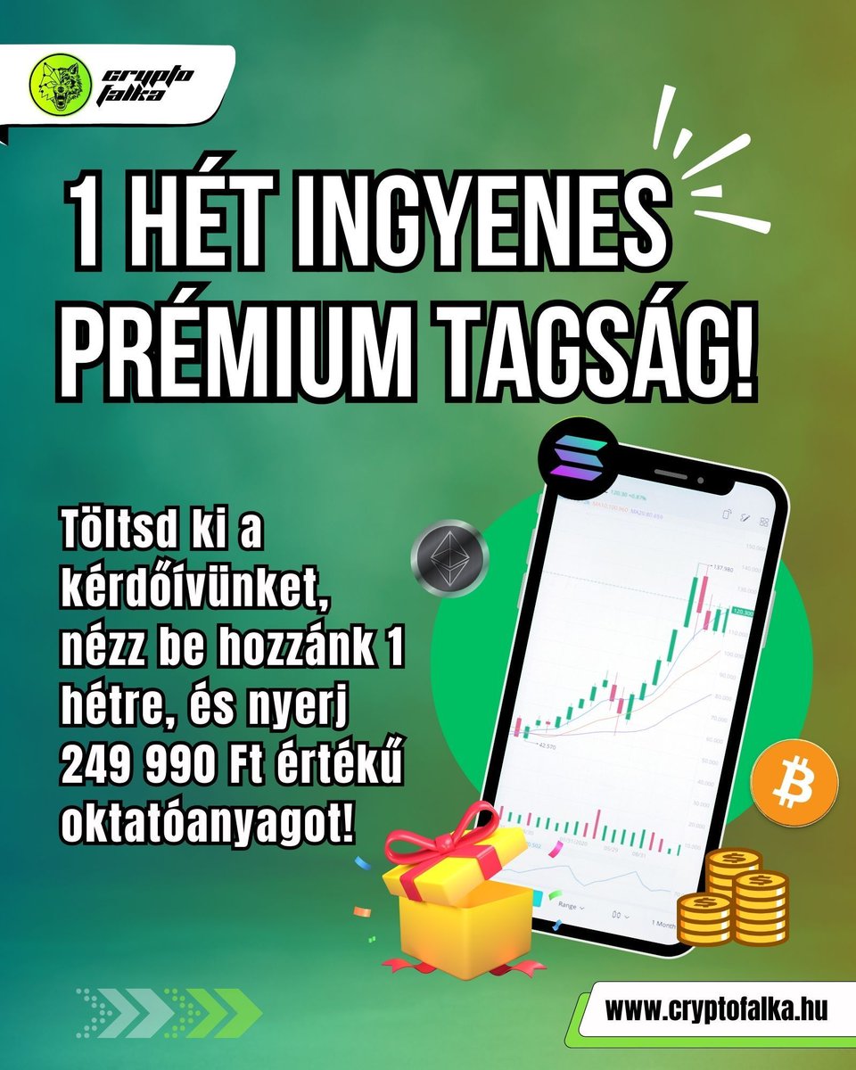 CryptofalkaH's tweet photo. 3 perc kitöltési idő = 1 hét prémium tagság. Megegyeztünk? 🤷🏼♂️ 👇🏼
#kriptovaluta #blokklanc #bitcoin #befektetes #kereskedes #jatek #kerdoiv https://t.co/93IiVYGnDU