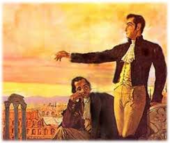#Efemérides/ Hacia el atardecer del 15 de agosto del año 1805, El juramento del Monte Sacro fue una promesa anunciada por el Libertador Simón Bolívar, cuyo objetivo fue enfatizar su profundo compromiso personal con la causa independentista hispanoamericana.