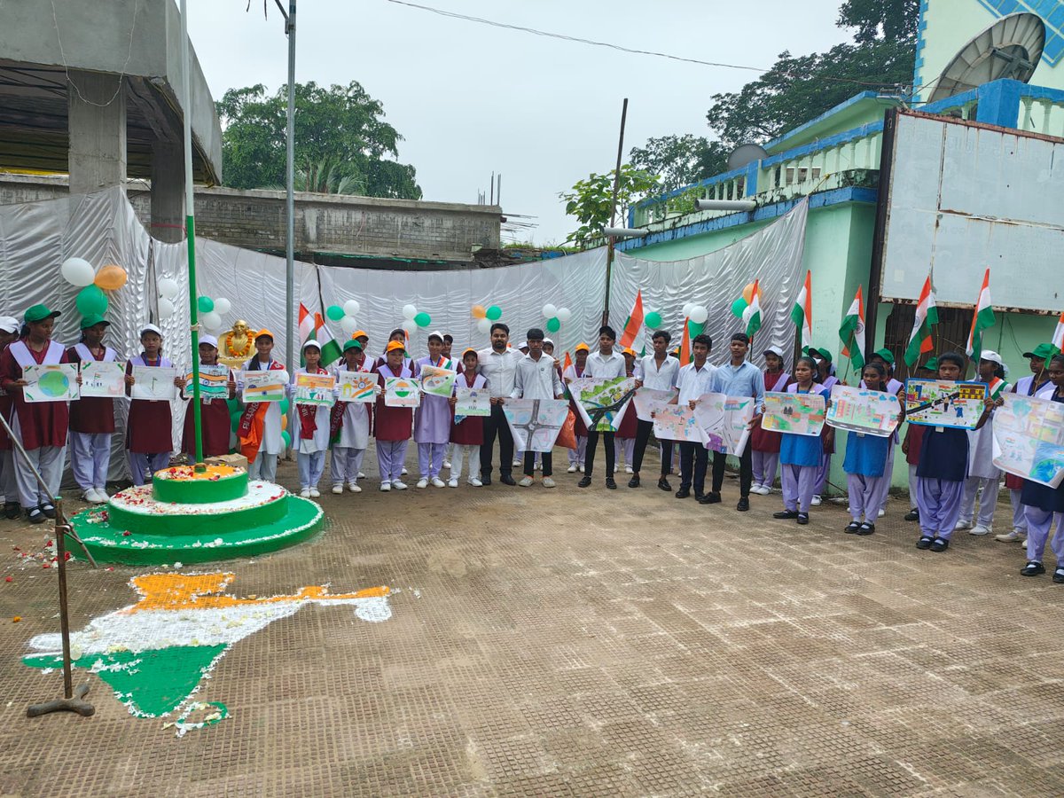BDOSaraskana's tweet photo. Observation of 78th Independence Day Celebration at Saraskana Panchayat Samiti https://t.co/jtVDS3yBdk